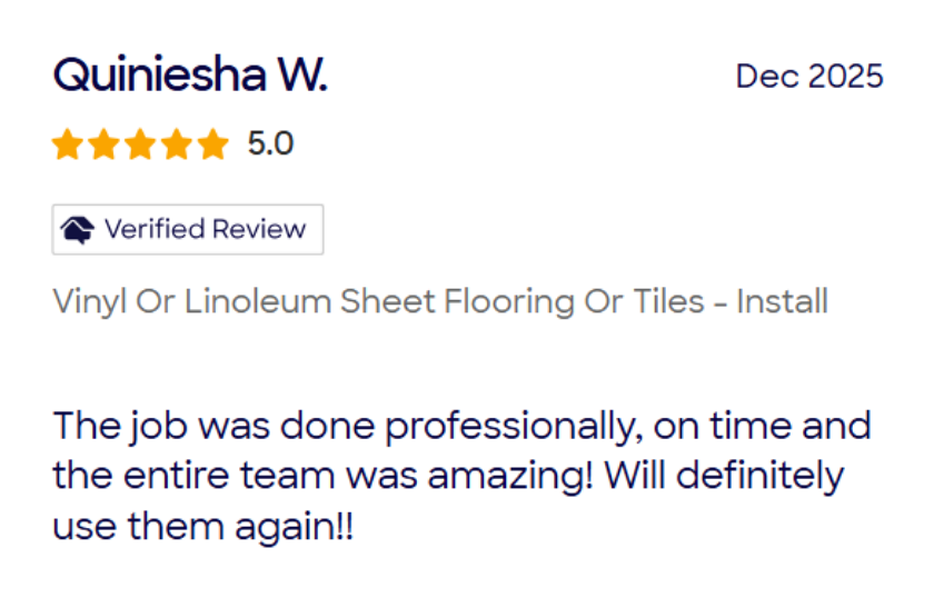 Quiniesha W. — verified review