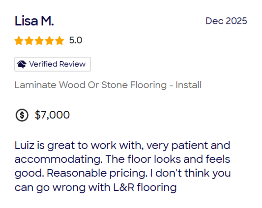 Lisa M. — verified review